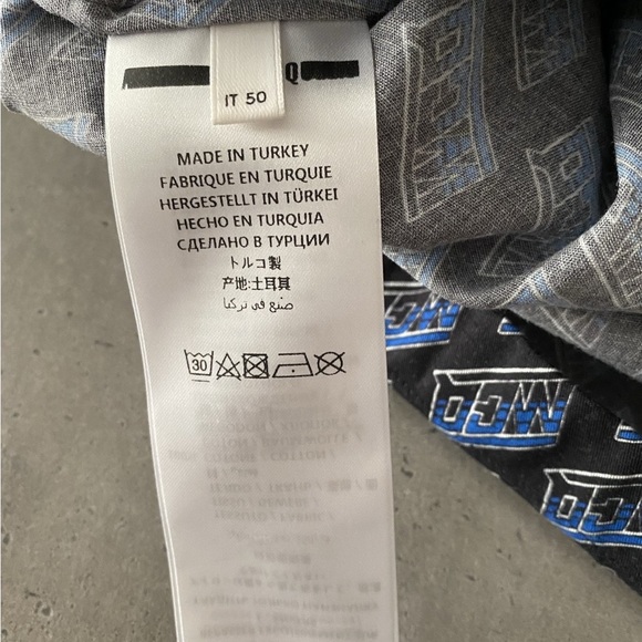 MCQ Repeated Logo Short Sleeve button down Shirt Alexander McQueen - Picture 3 of 4